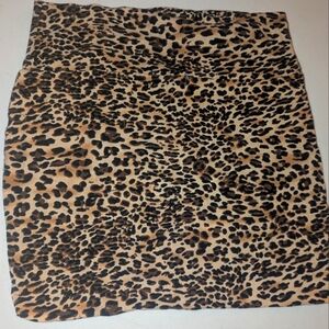Animal Print Mini Skirt